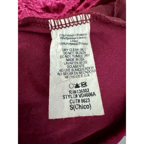 Charlotte Russe Spaghetti Strap Dress Womens S Chico Color Wine Stretchy - Picture 4 of 4